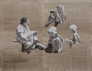 nahmad, on the tank, 110x130cm, 2012